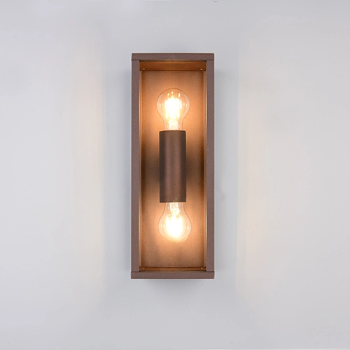 Moderne Wandlampe Garonne M rostbraun Trio 4017807687392