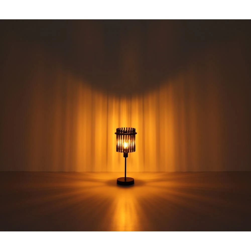 Schwarze Pendelleuchte Gorley mit Braunglas 3-flammig Globo 9007371468997