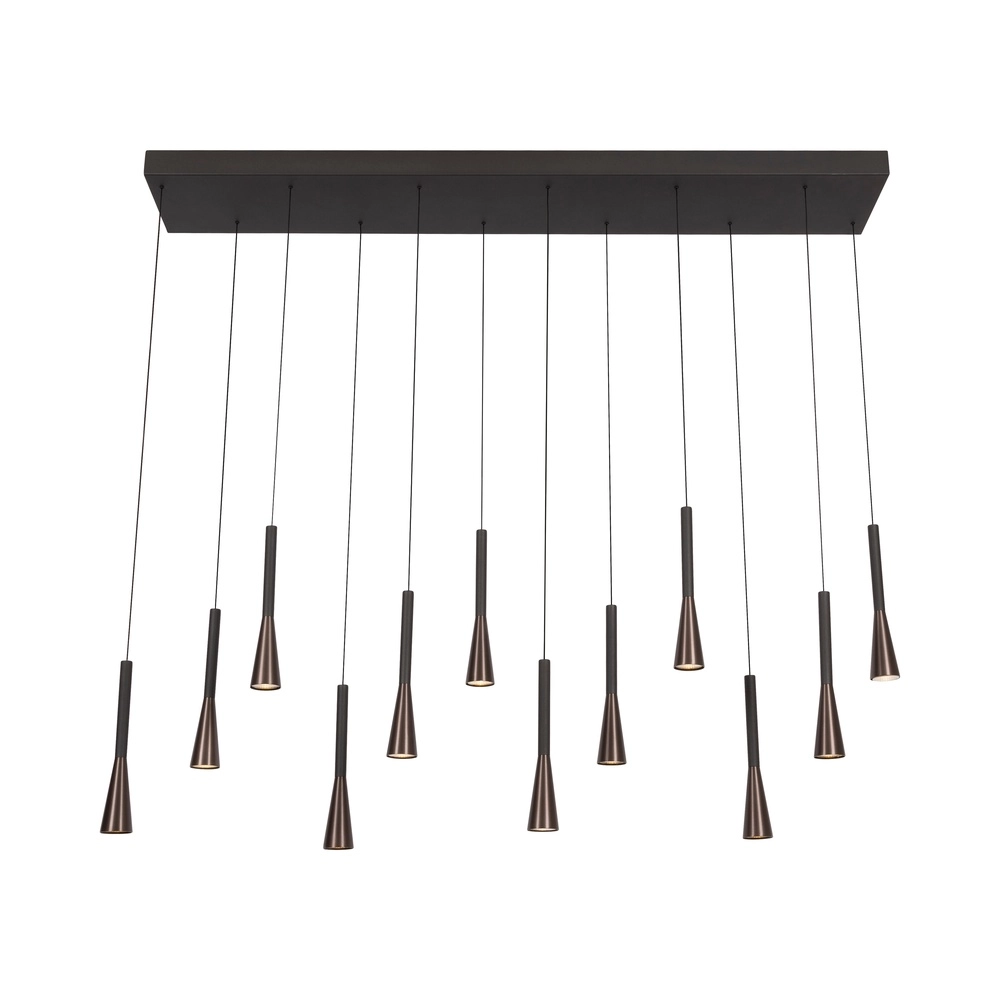 Design-Pendellampe Joakim 12-hell Kaffeebraun
