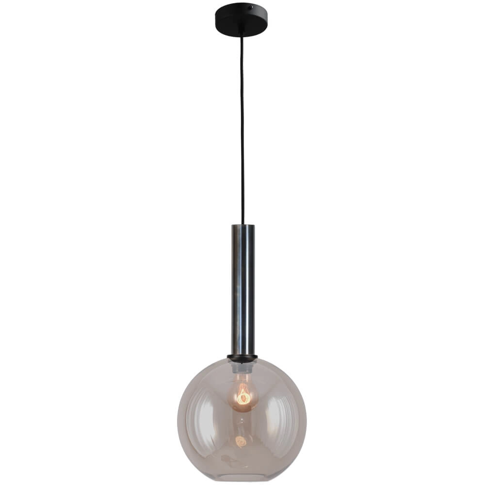 Hängelampe Ø 25cm Bella 2 Gesprenkeltes Öl mit Goldglas