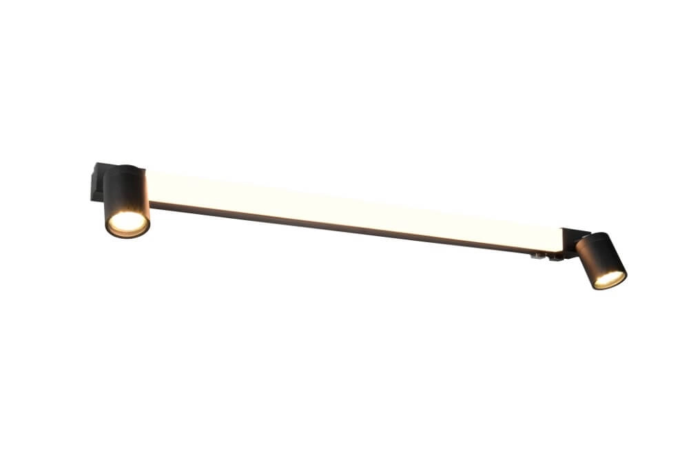 Spiegellampe Enrico 90cm - schwarz Trio 4017807615654