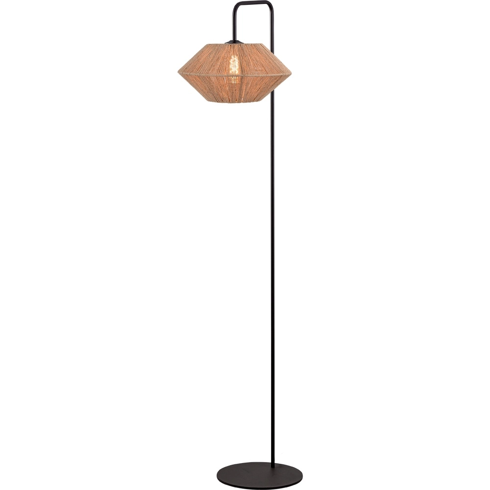 Stehlampe Bicono mit Seilkappe Ø35 cm