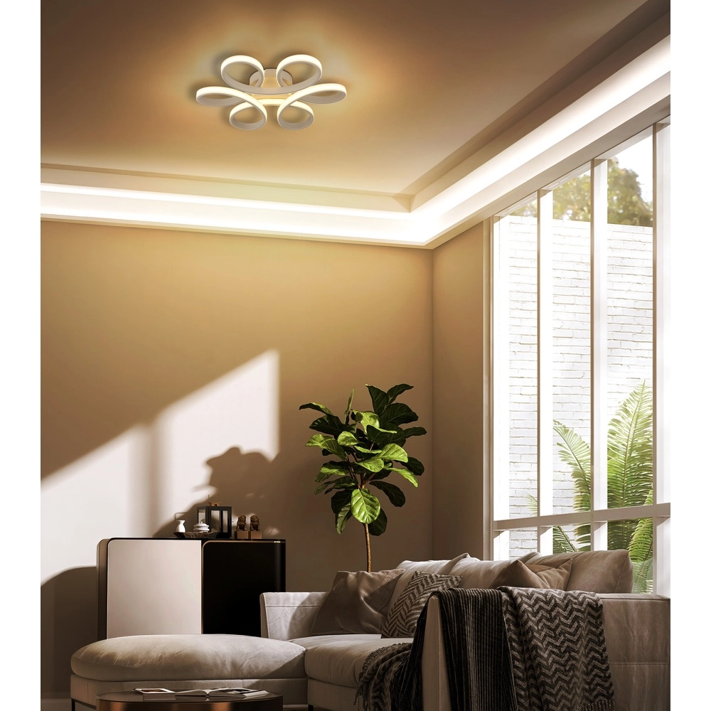 Design-Deckenlampe Orbita Sandbraun Globo 9007371581313