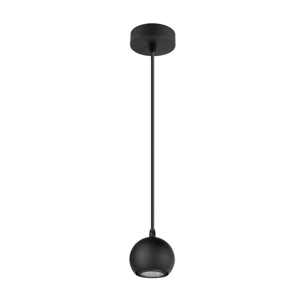 Schlanke Pendelleuchte Light Eye 90 schwarz Ø 9cm SLV 4024163295543