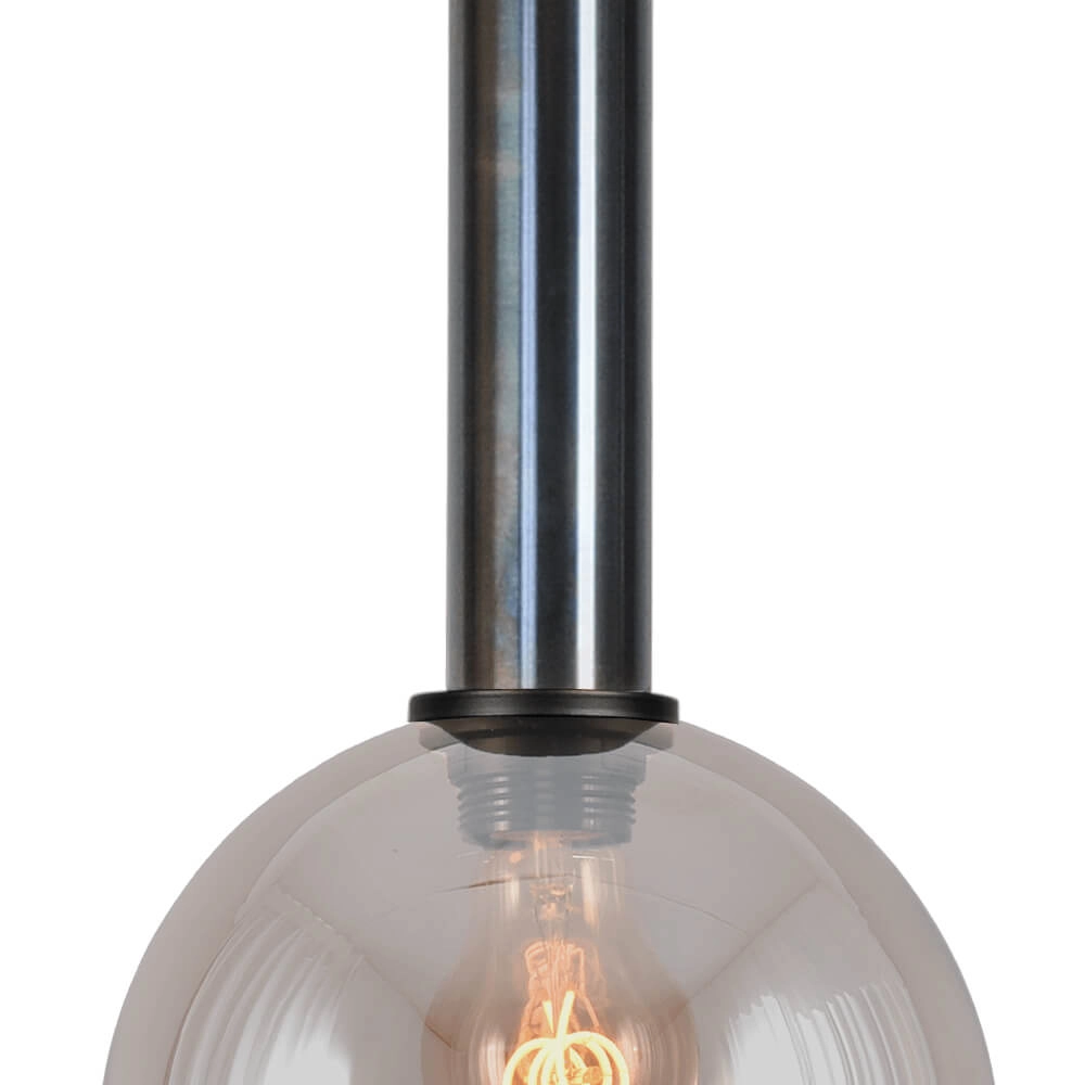 Hängelampe Ø 20cm Bella 2 Gesprenkeltes Öl mit Goldglas Masterlight 8718121334165