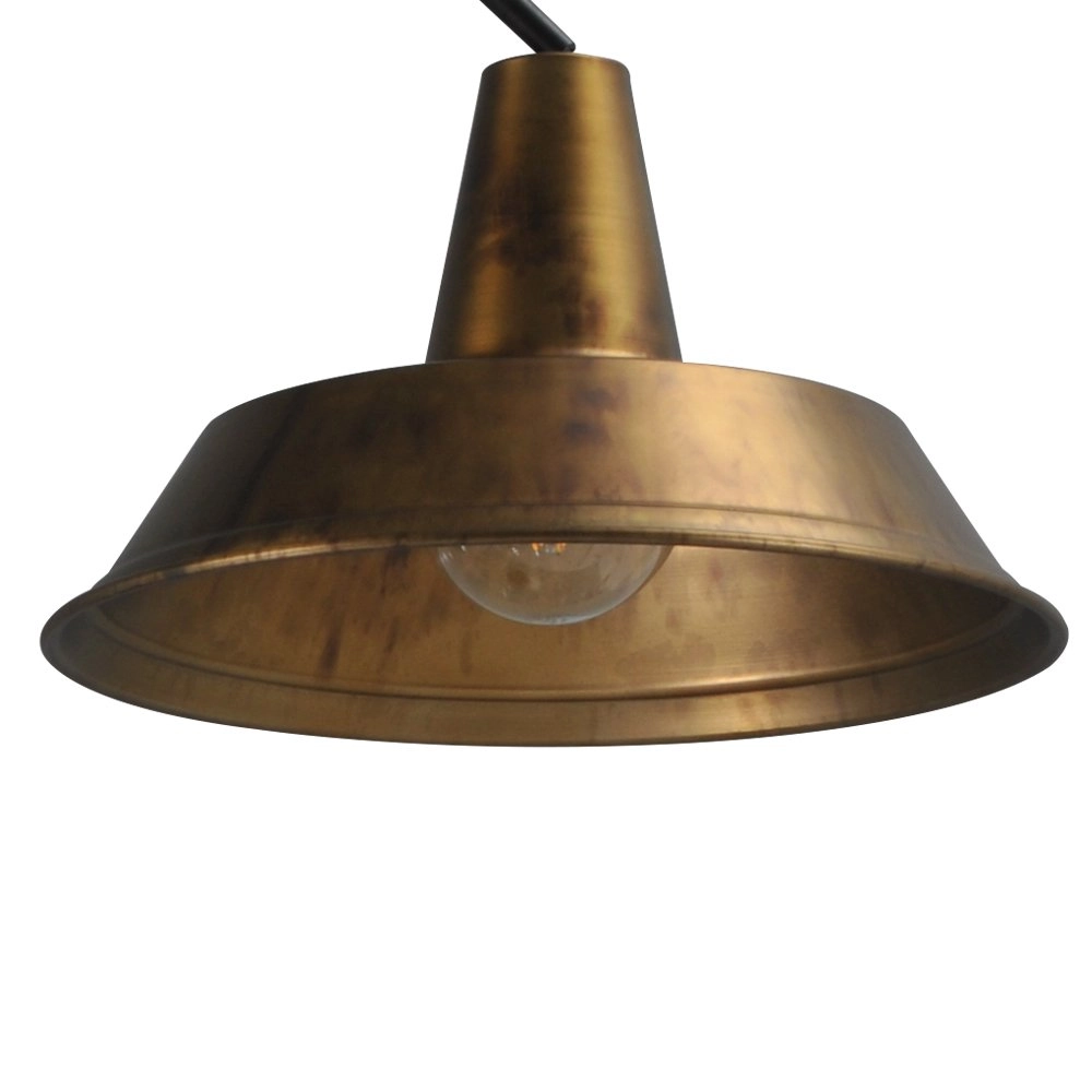 Stehlampe Industria 186 schwarz mit brauner braun Masterlight 8718121236025