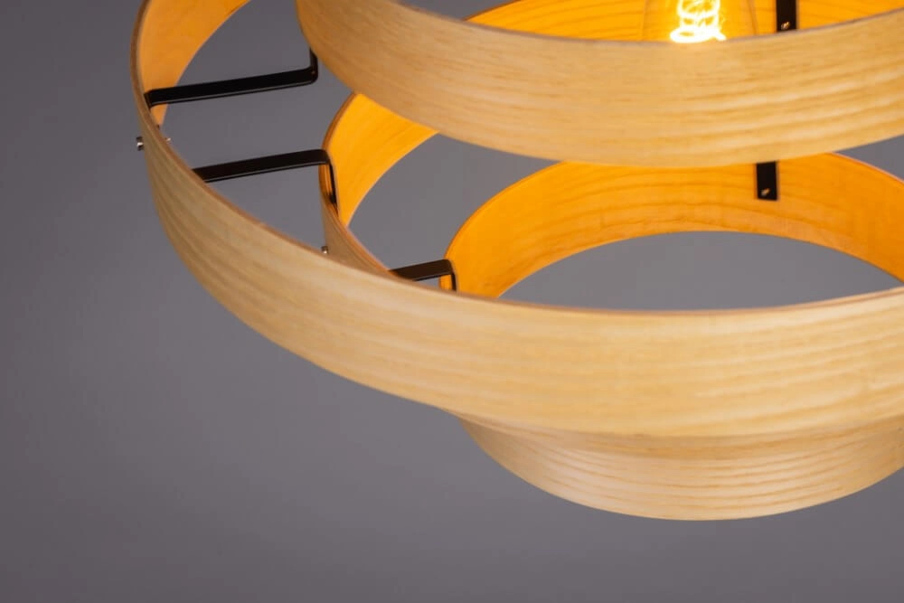 Hängelampe aus Holz Oaknut 7-Ring ETH 8720195304500