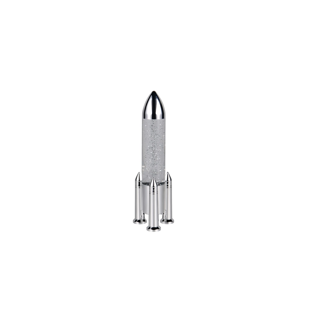 Tischlampe Apollo Raketen-Titan-Grau Trio 4017807681208