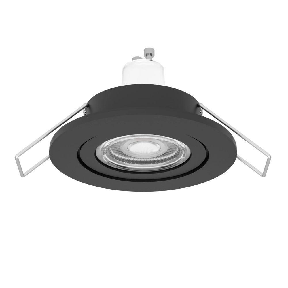 Einbaustrahler Barranco schwarz Ø 8,4cm IP44 - 3000K