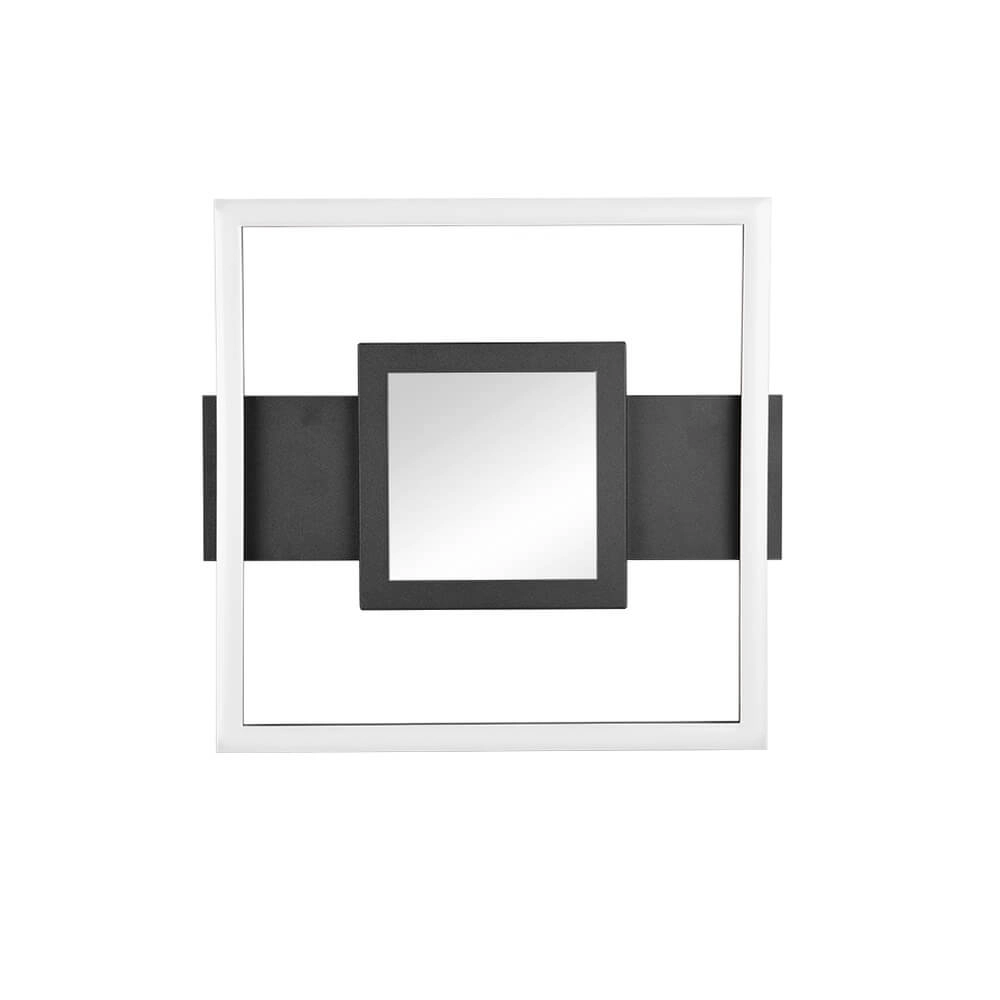Design-Deckenleuchte Wheeler schwarzes Quadrat Trio 4017807640588