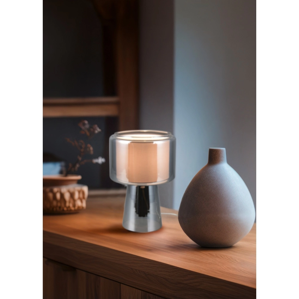 Design-Tischleuchte Rocka Chrom Trio 4017807662702