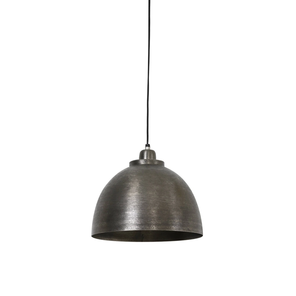 Pendellampe Kylie silbergrau Ø 30cm