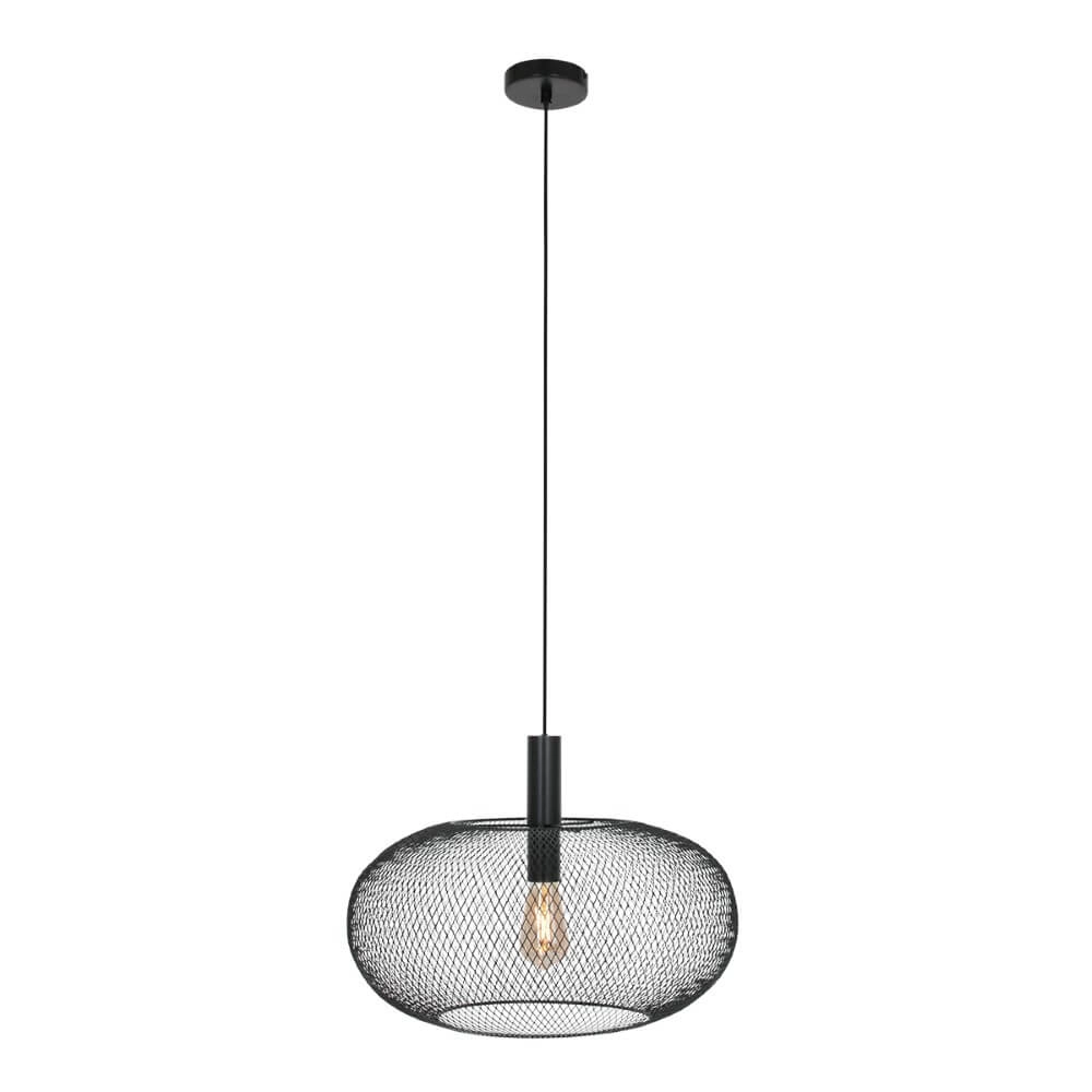 Schwarze Hängelampe Cloud Ø 50cm Steinhauer 8712746148664