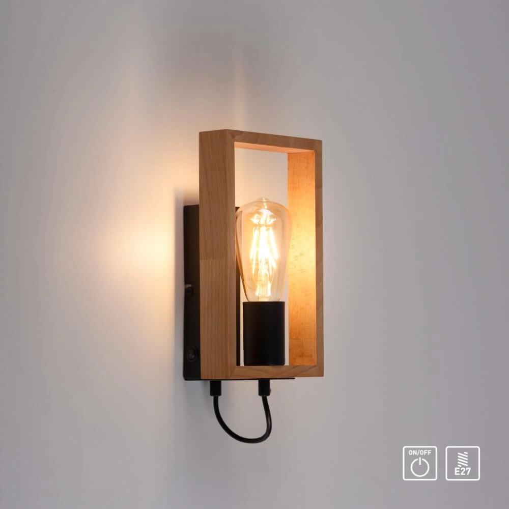 Ländliche Wandlampe Franky 1-Licht Just Light 4043689966454