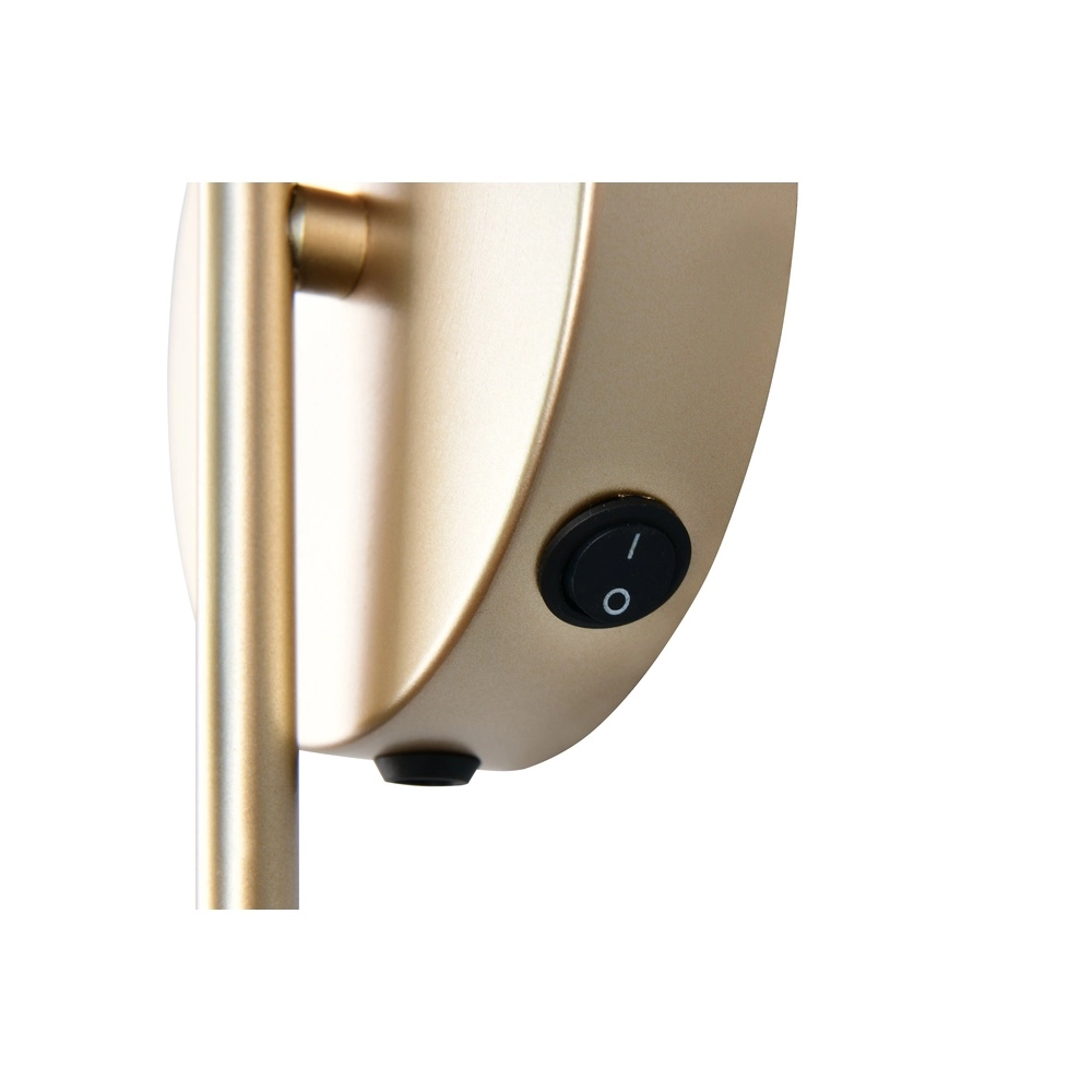 Wandlampe Emelie Gold mit weißem Glas Trio 4017807724349