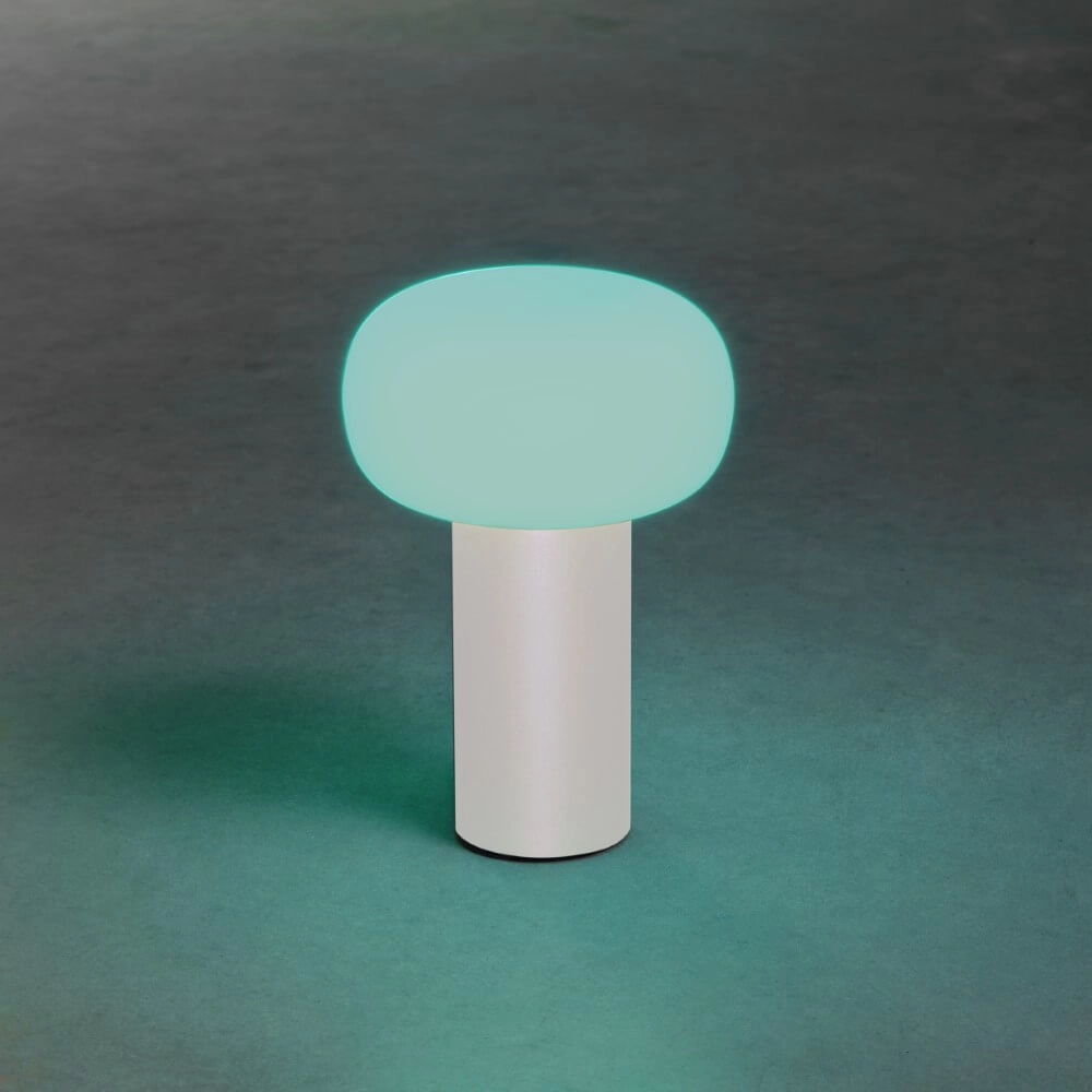 Wiederaufladbare Tischlampe Antibes Weiß KonstSmide 7318308262529