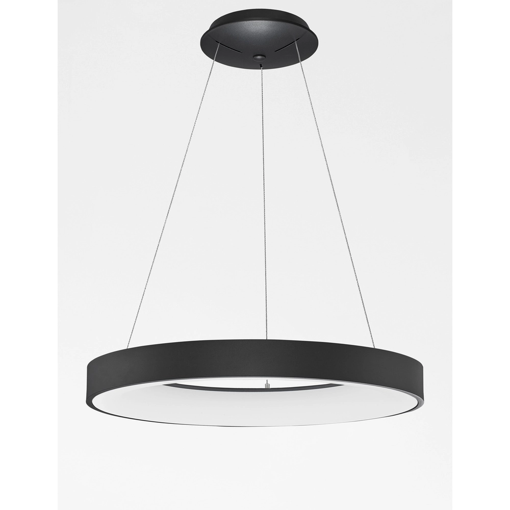 Pendelleuchte Rando Thin schwarz Ø 60cm