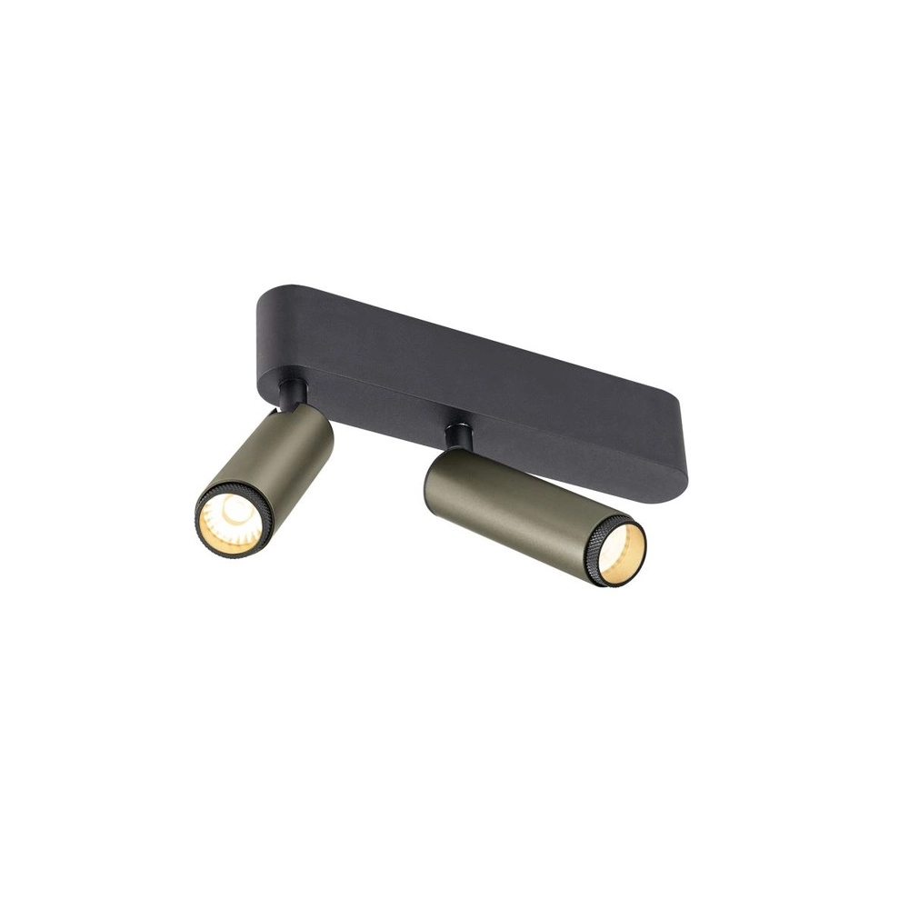 Aufputz-Spot Grip! S 2-flammige Bronze 2700K SLV 4024163304887