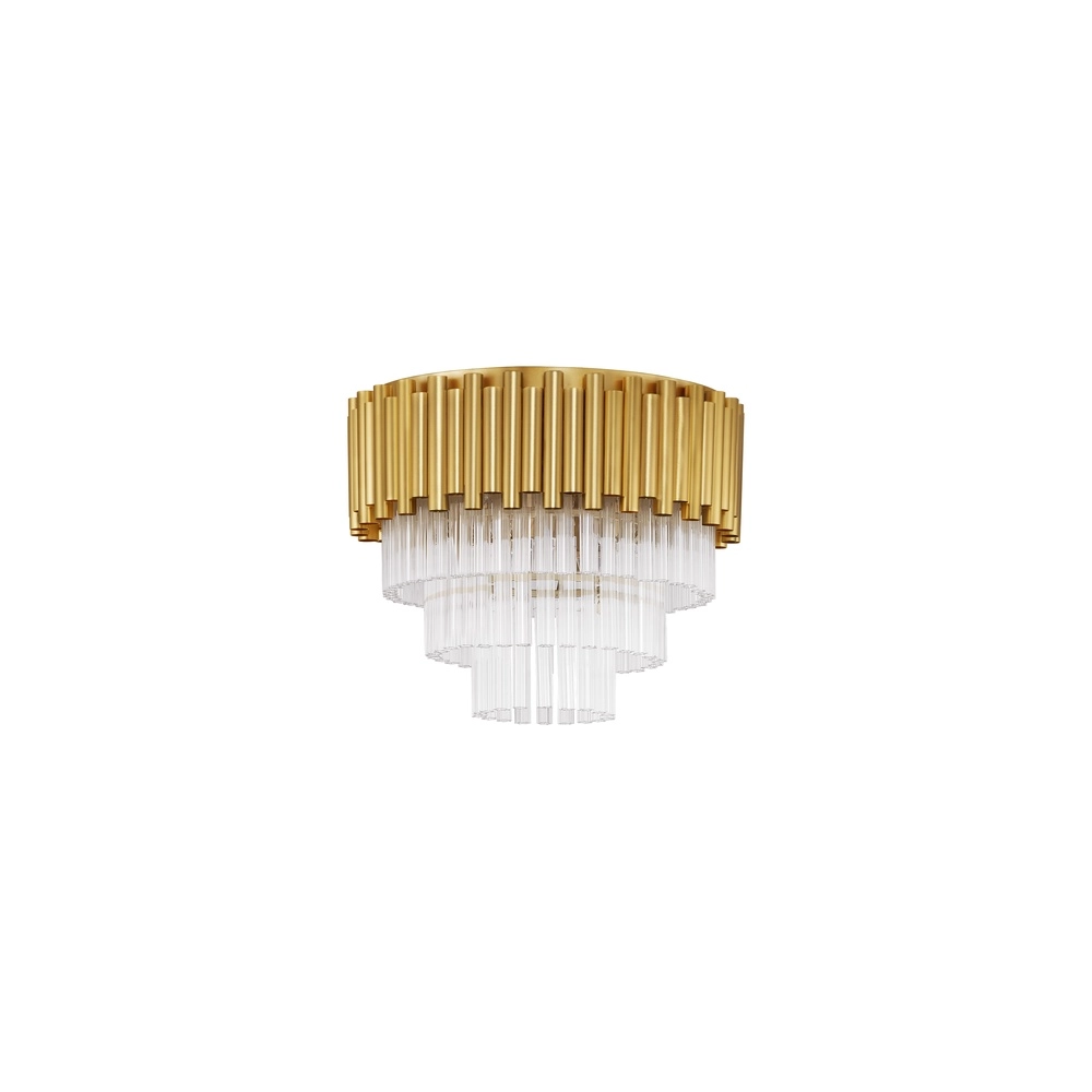 Deckenlampe Magnolia gold mit Kristall Ø 40cm Lyora 5212017434999