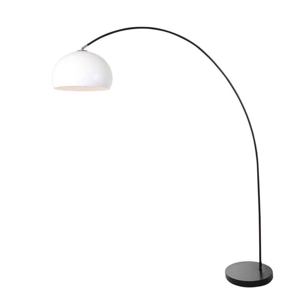 Bogenlampe Solva mit weißer Kuppelkappe Steinhauer 8712746174809
