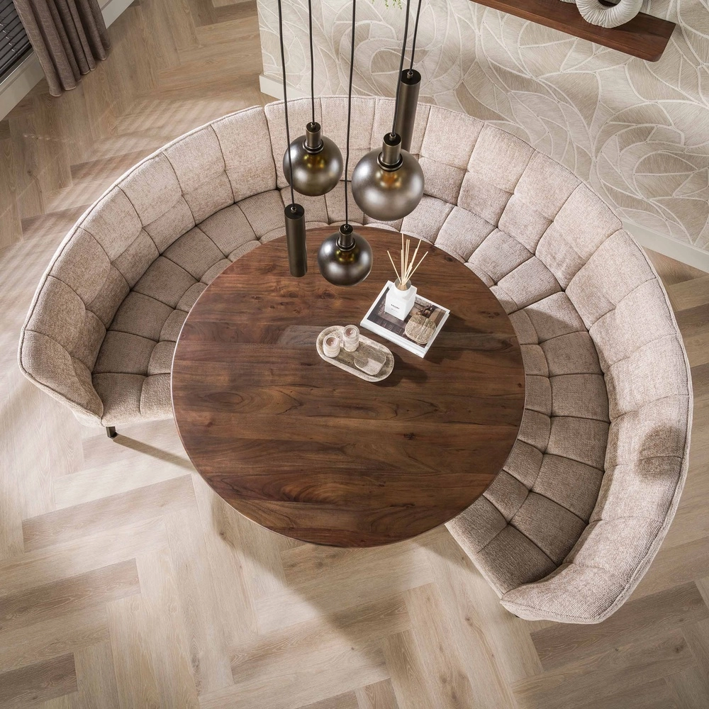 Design-Pendellampe Sfera 5-helles Sienabraun mit mattiertem Glas Lyora 8716803515178
