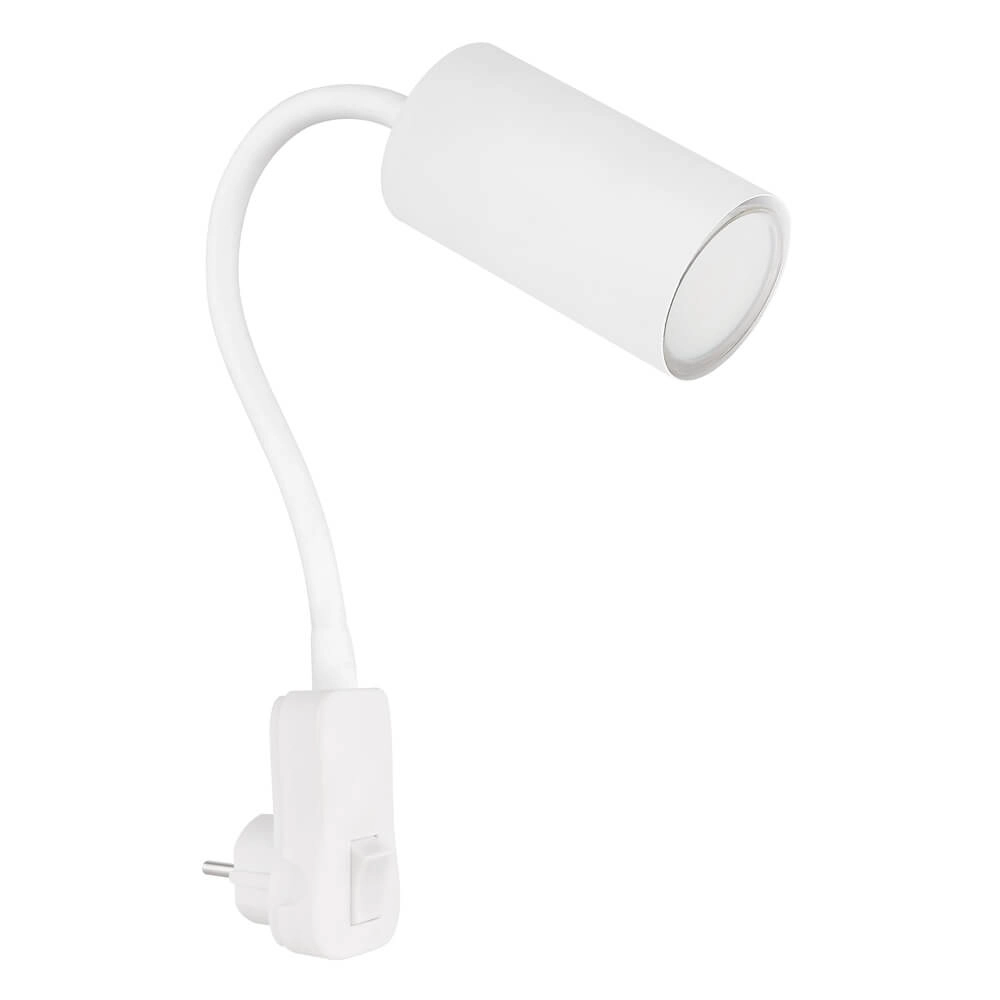 Weiße Lampe Robby Steckdose Globo 9007371433933