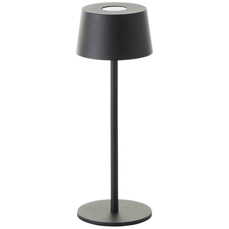 Wiederaufladbare Tischleuchte Jona schwarz Brilliant 4004353449086