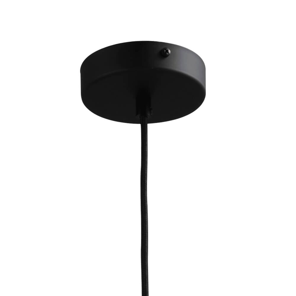 Hängelampe Ø 30cm Bella 2 Schwarz mit Rauchglas Masterlight 8718121260556