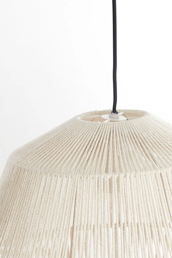 Skandinavische Pendelleuchte Deya creme Ø 45cm Light & Living 8717807744960