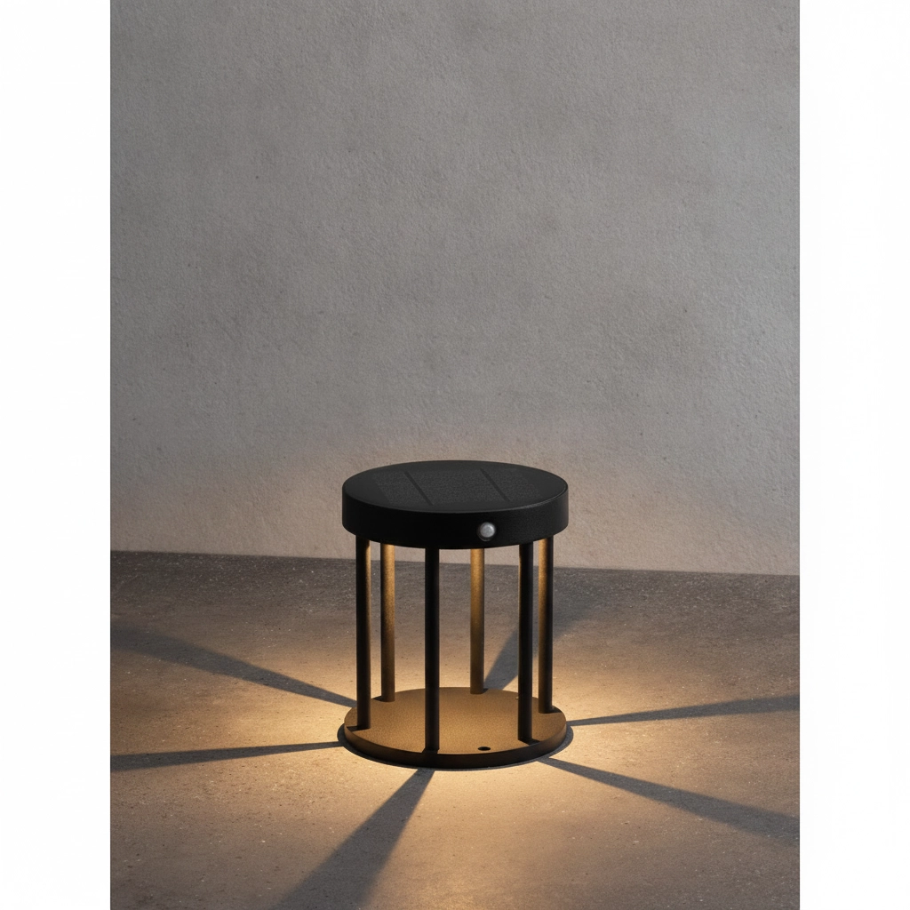 Solar-Gartenleuchte Aigo anthrazit 18cm