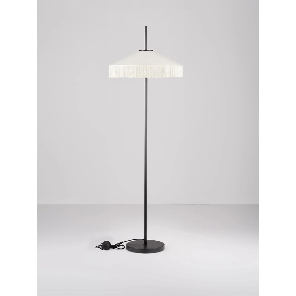 Tiffany-Stehlampe Velvy Beige Lyora 5212017493828
