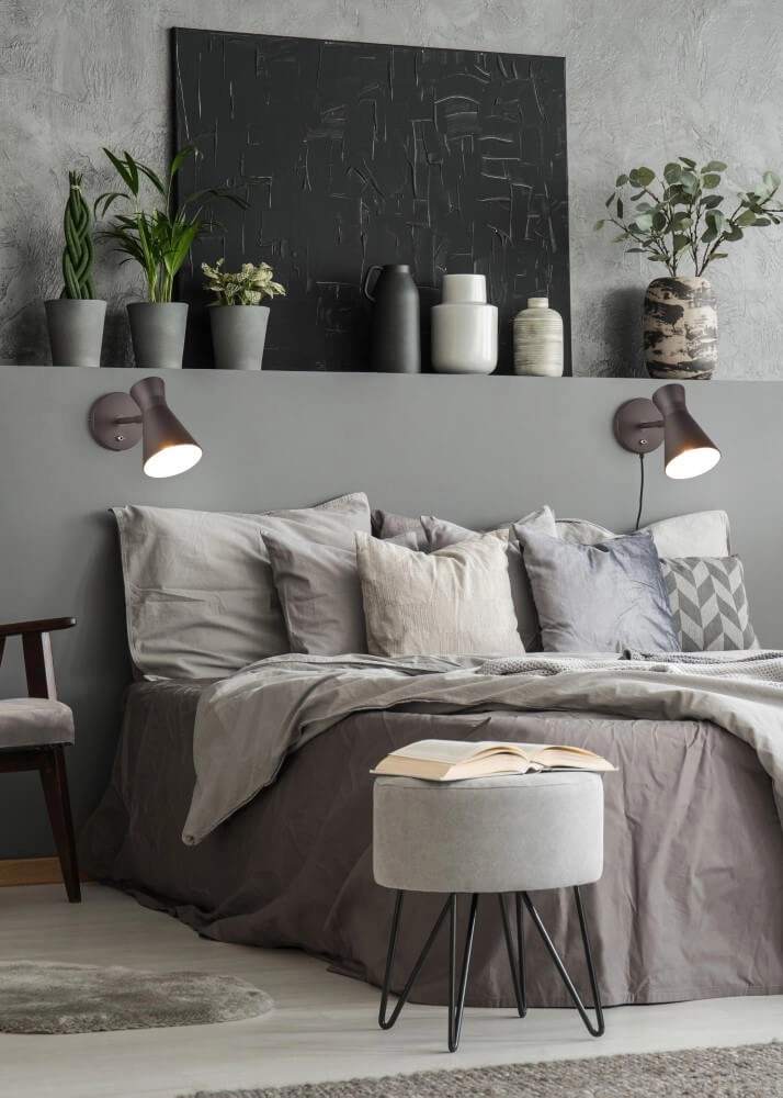 Nachttischlampe Enzo Schwarz Trio 4017807591132