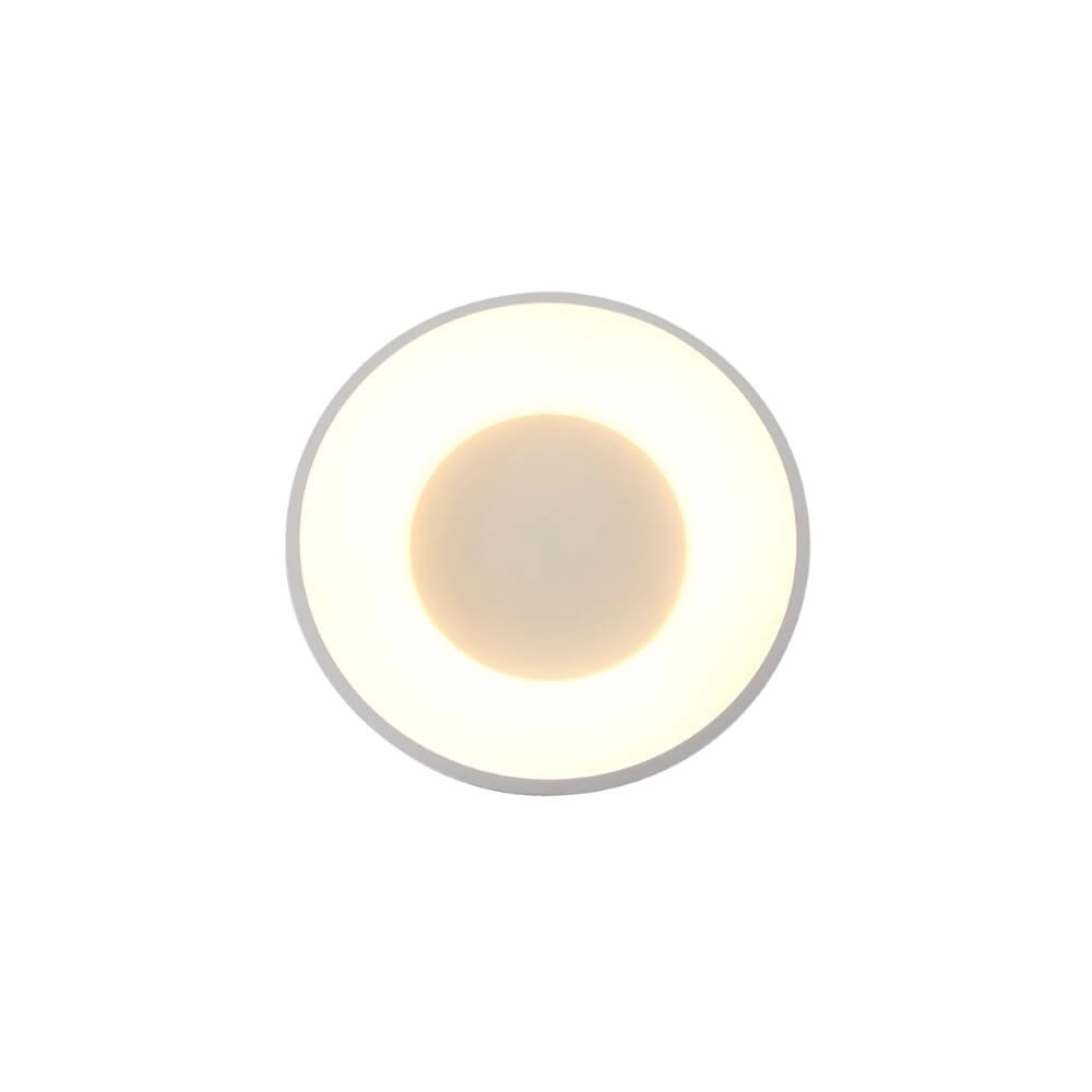 Weiße Deckenleuchte mit LED Ringlede Ø 30cm Steinhauer 8712746135763
