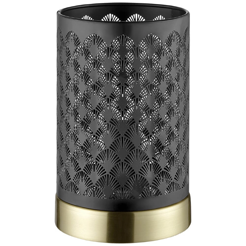 Tischlampe Neolia schwarz mit gold Brilliant 4004353375910