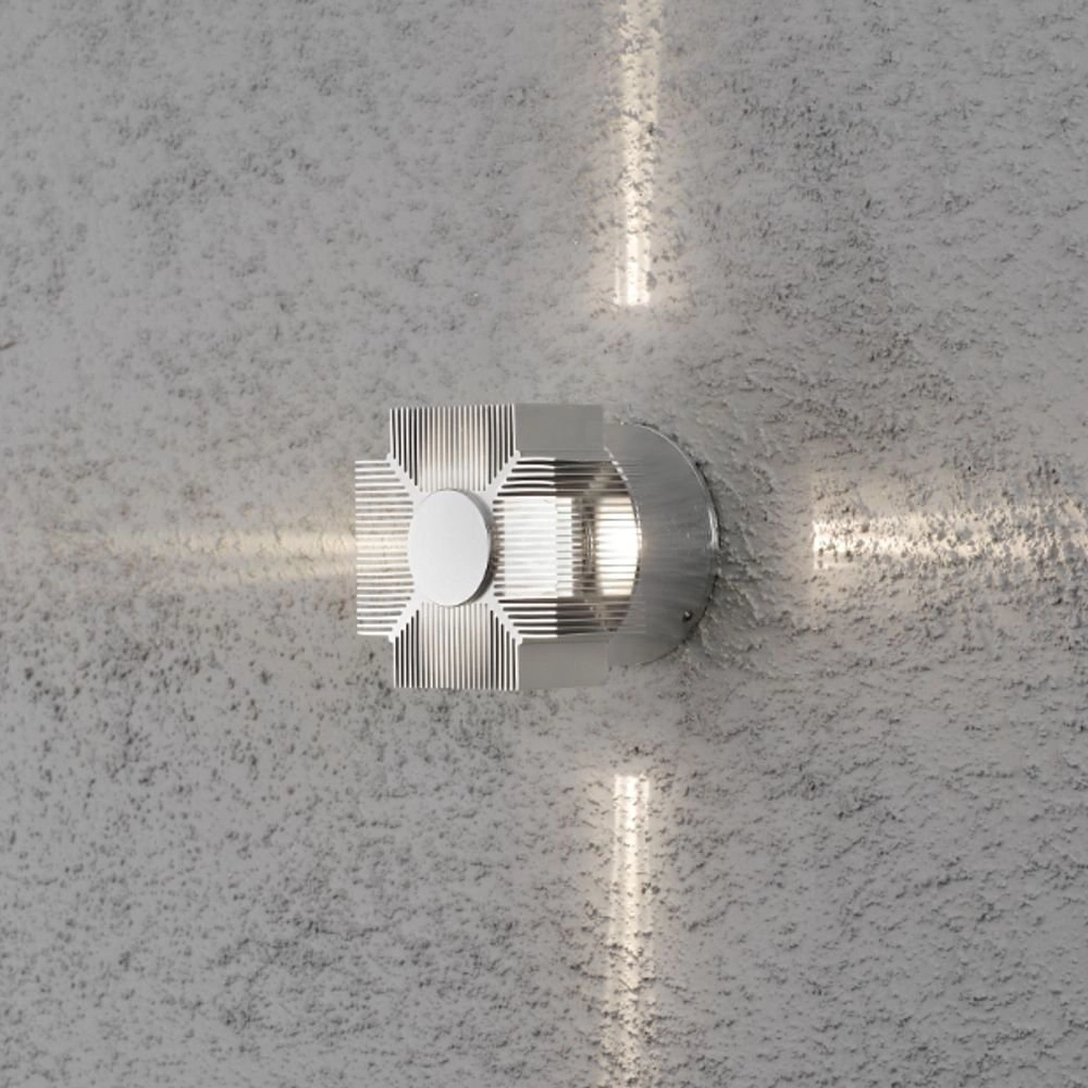 LED-Wandleuchte Monza mit LED -Metallgrau KonstSmide 7318307943313