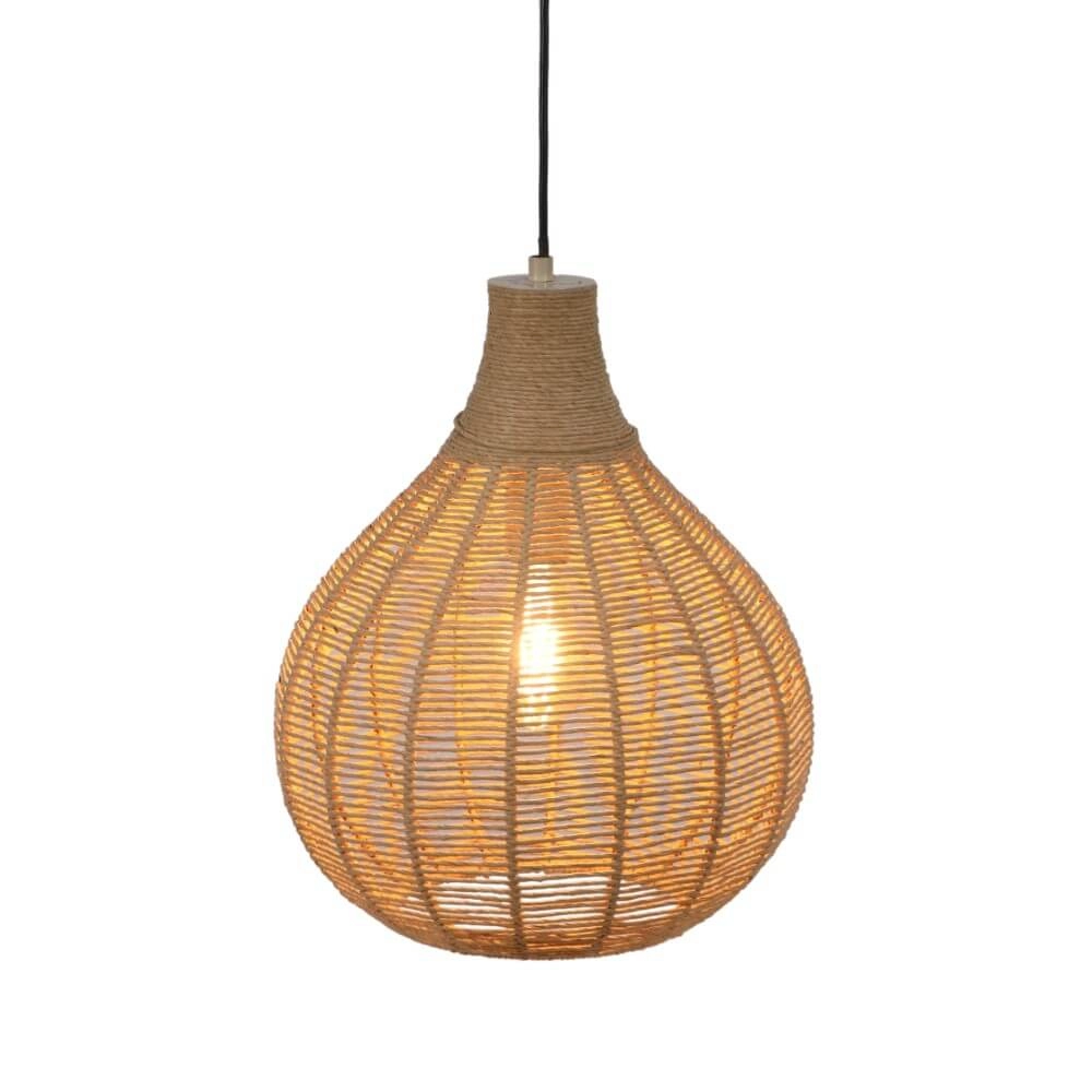 Hängelampe aus Rattan Janne Ø 35cm Trio 4017807629293
