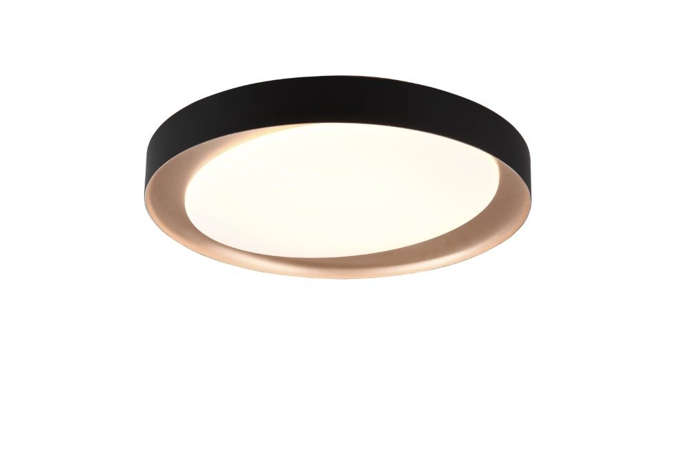 Schwarze Deckenleuchte Zeta Ø 48cm Trio 4017807468472