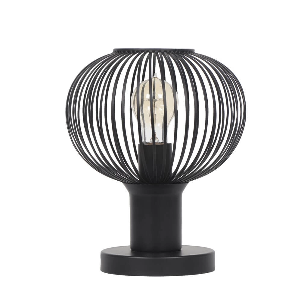 Tischlampe aus Draht Gila Ø 23cm - schwarz Trio 4017807629071