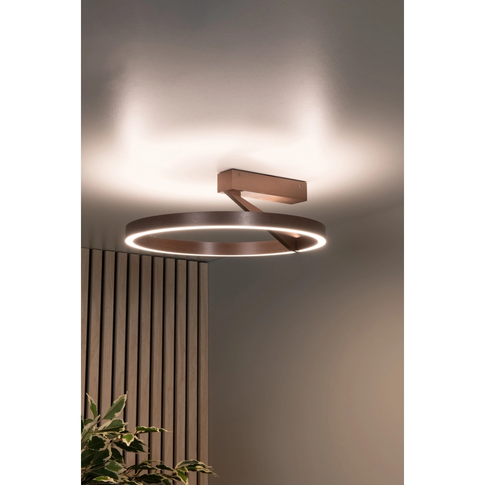 Design-Deckenlampe Applause Ø 40cm – Kaffeebraun – mit Fernbedienung Premium by Lucide 5411212221797
