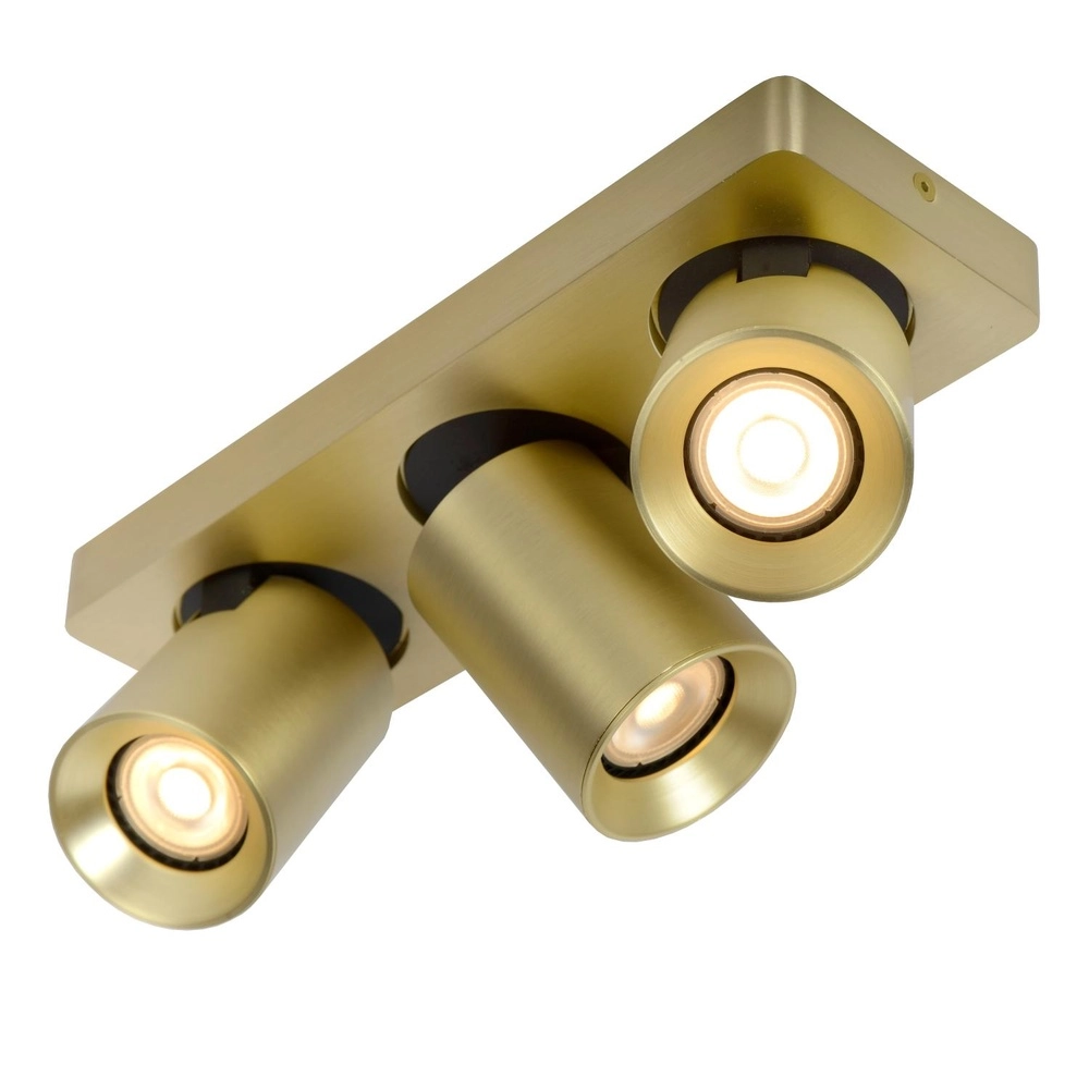 Deckenscheinwerfer Nigel 3-Licht Gold Lucide 5411212092991