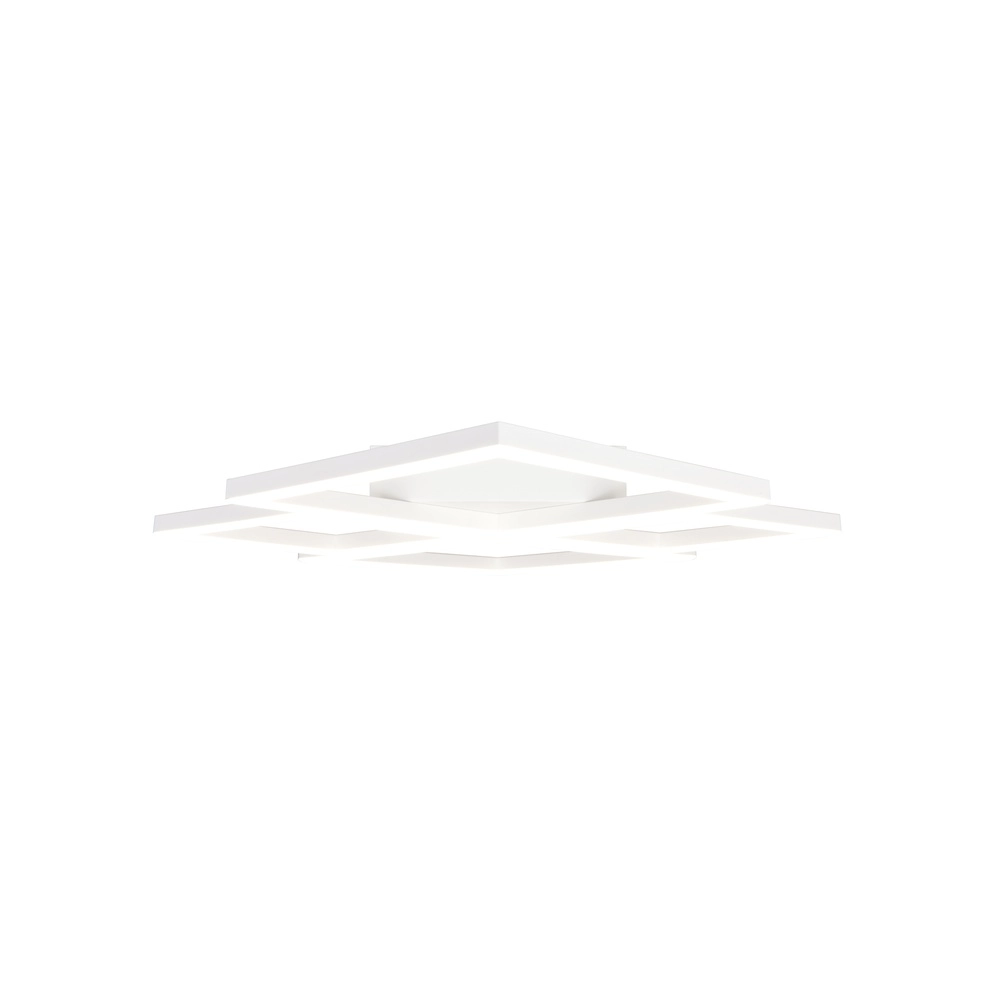 Moderne Deckenlampe Quilo Quadratweiß Trio 4017807704235