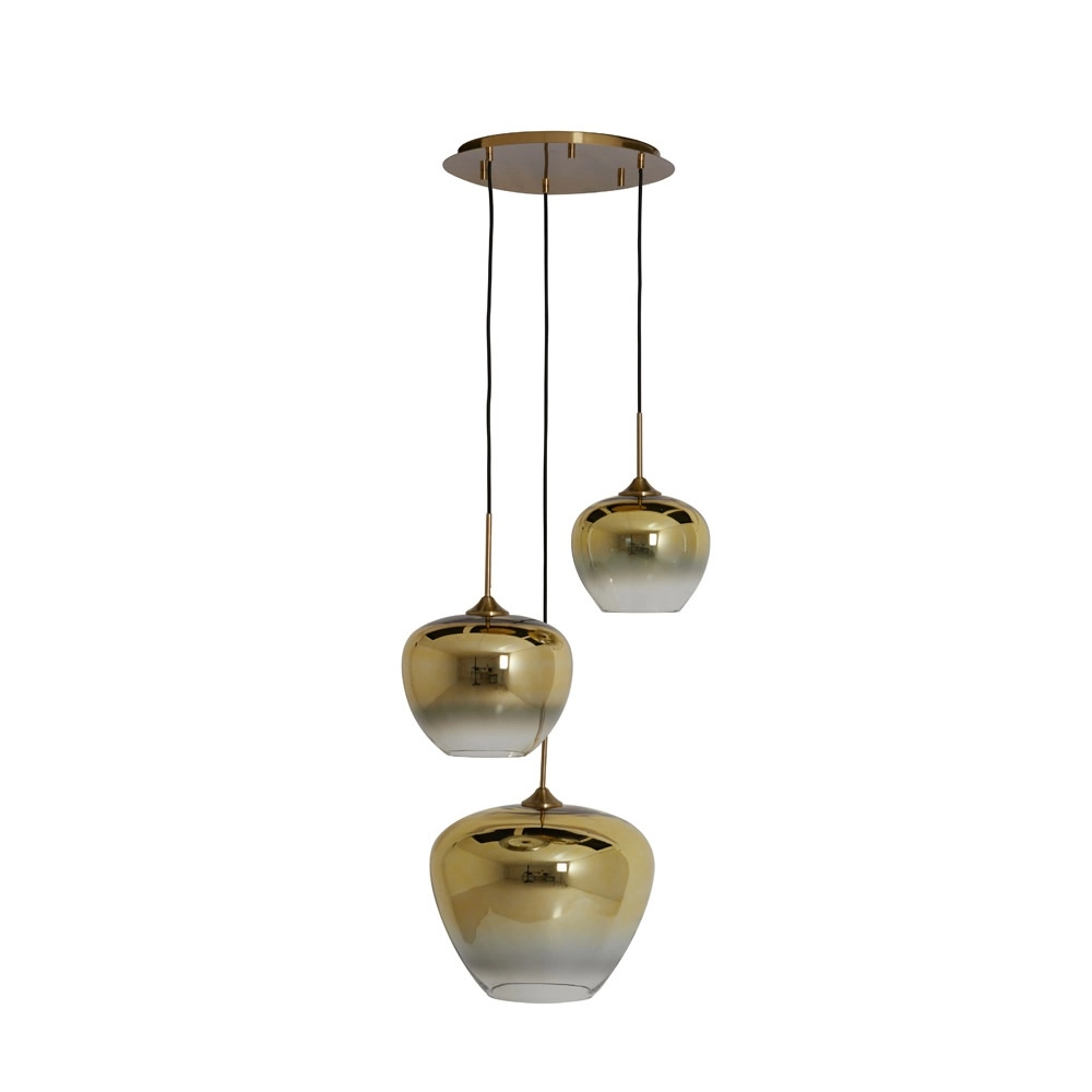 Pendellampe Mayson 3-Licht Gold Light & Living 8717807674526