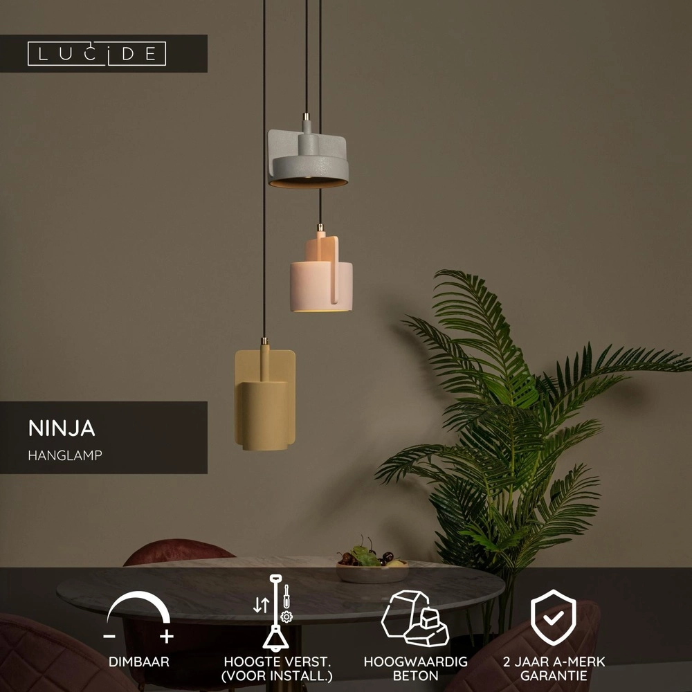 Design-Pendellampe Ninja Mehrere Farben Lucide 5411212441799