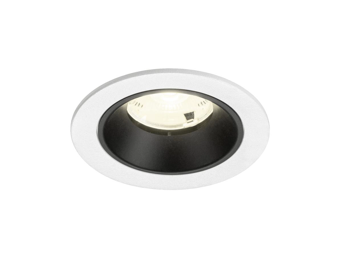 Einbau-Strahler Numinos S weiß/schwarz 4000K - 20gr SLV 4024163312769