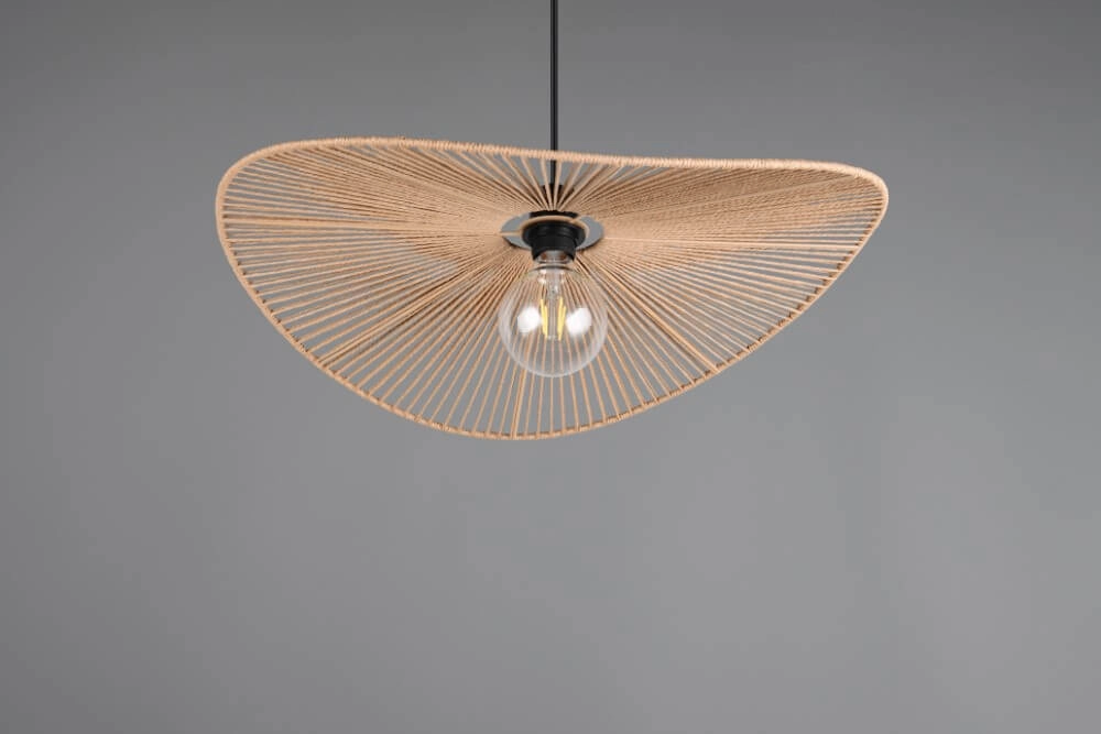 Japandi Pendelleuchte Laurine Ø 58cm Trio 4017807637625