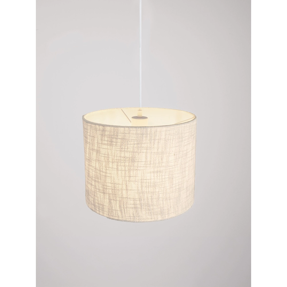 Leinen-Pendellampe Karen Ø 30cm Lyora 5212017493941