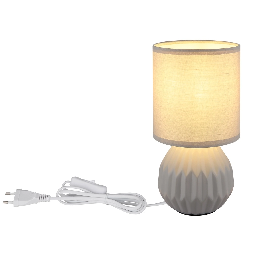 Design-Tischlampe Sylas Grau Globo 9007371478507