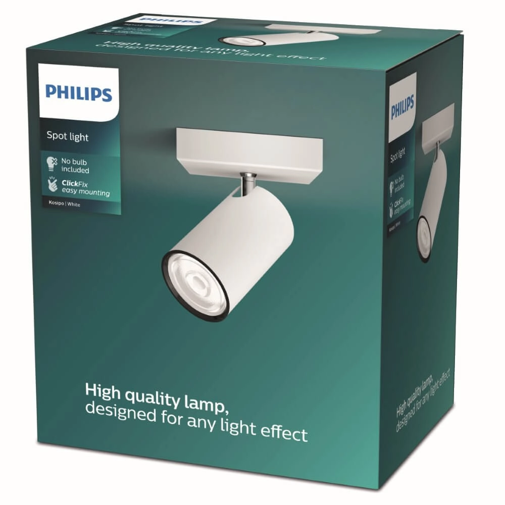 Weiße Deckenspot Kosipo Philips 8719514435216