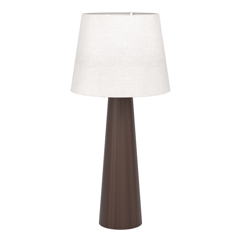 Land-Stehlampe Patemsico Braun mit Kapuze