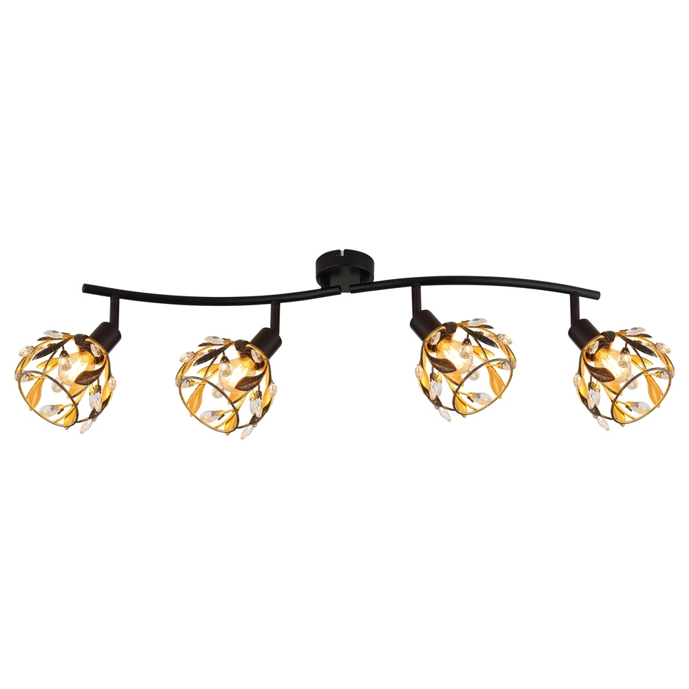 Landdeckenlampe Mika Schwarz Globo 9007371528295